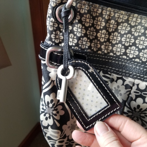Fossil canvas shoulder bag - Picture 7 of 10
